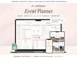 Event Planner Spreadsheet for Google Sheets